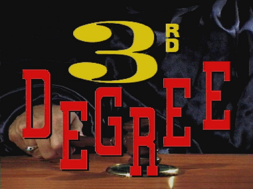 3rd Degree title screen for CD-i
